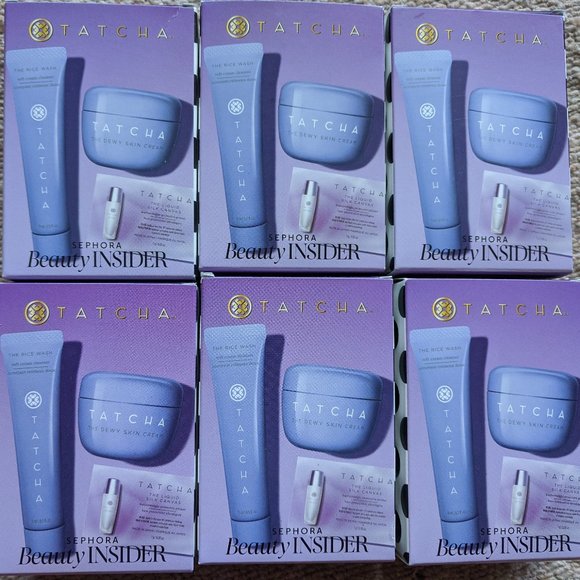 Tatcha Skincare 6 Sephora Tatcha Birthday Gift Sets Purple Rice